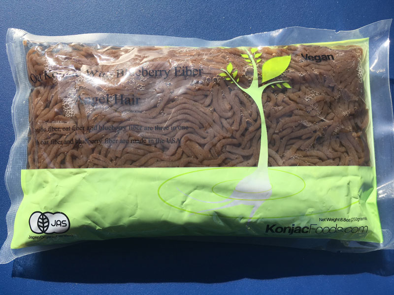 Konjac Oat Blueberry Fiber Pasta Angel Hair