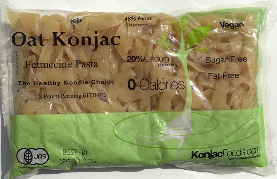 Konjac Oat Fettuccine Pasta Front Package