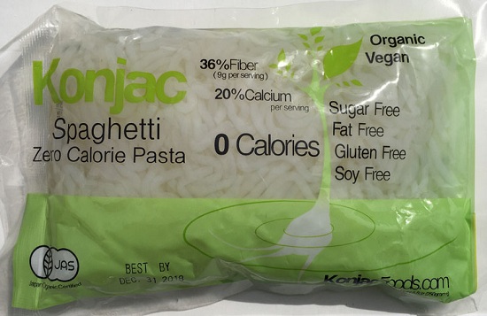 Konjac Spaghetti Pasta Front Package