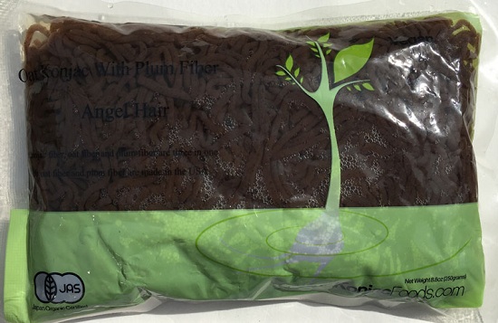 Konjac Oat Plum Fiber Pasta - Angel Hair Front Package