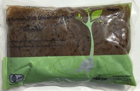 Konjac Oat BlackBerry Fiber Pasta - Linguine Front Package